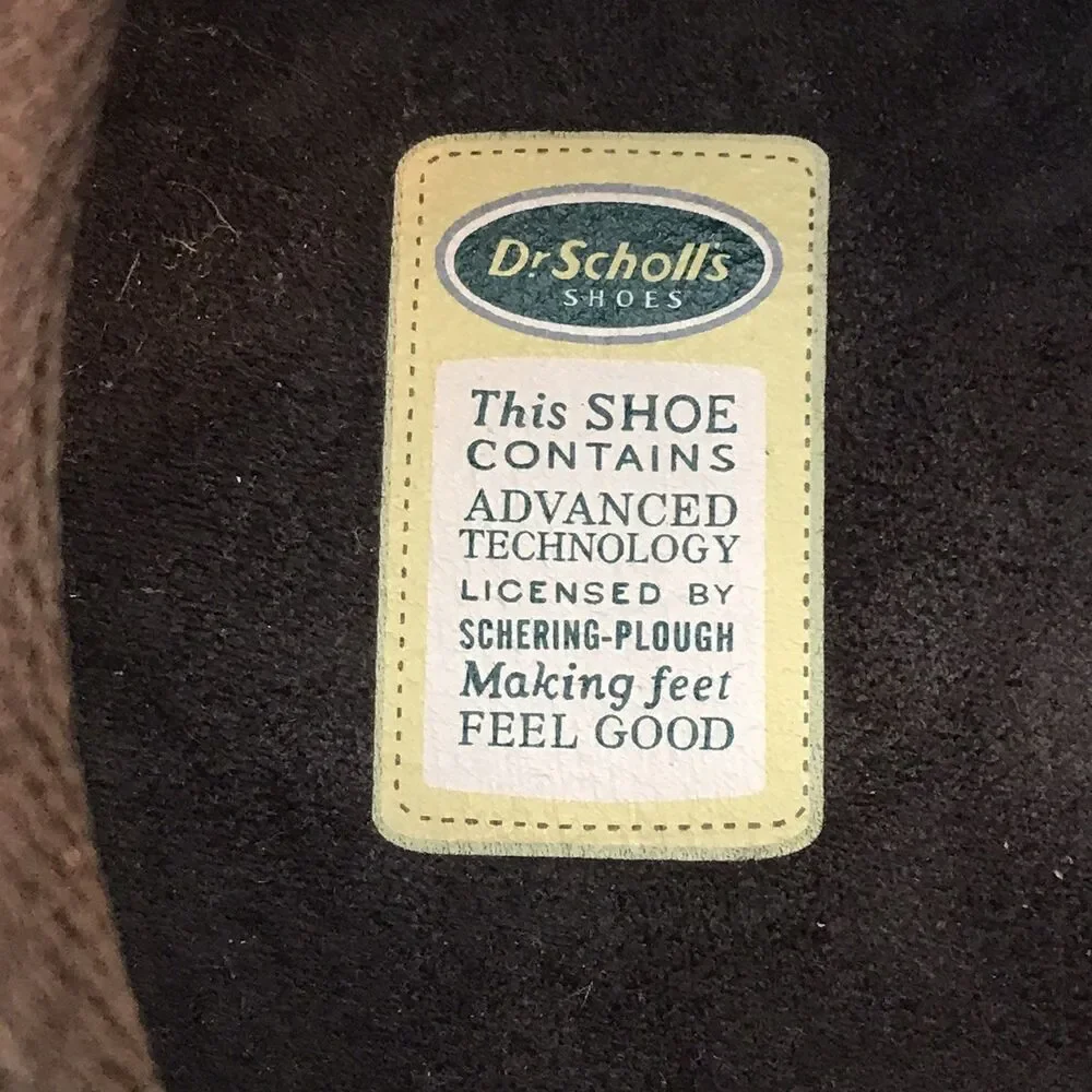 Dr. Scholl's Ames Derby Men's 13M Brown Leather Lace Up Work Casual Comfort Shoe